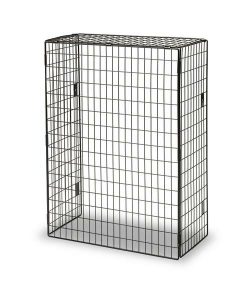 New Black Freestanding LPG Cabinet Heater Fire Guard